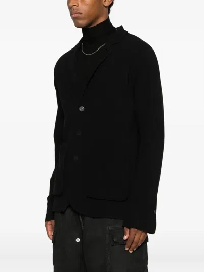 Thom Krom Buttoned Single-breasted Blazer In Black