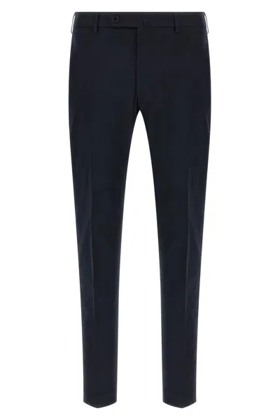 Incotex Tailored Trousers With Pockets And Loops In Blue