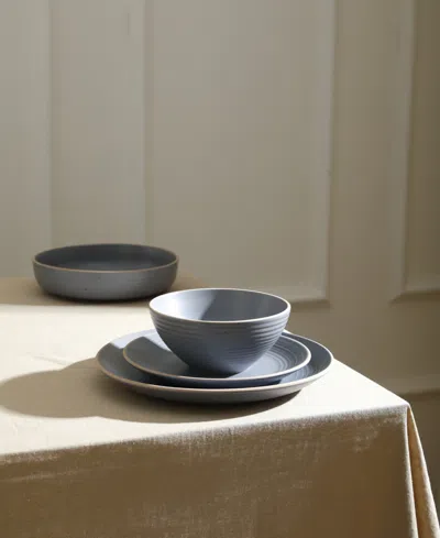 Stone Lain Lauren 32 Pc. Dinnerware Set, Service For 8 In Blue