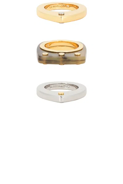 Demarson Primo Stackable Ring Set Of 3