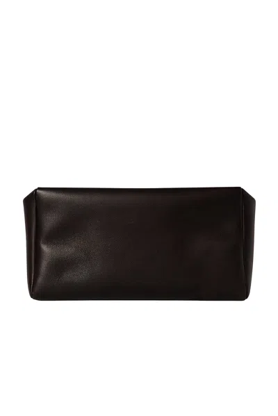 The Row Squared Compact Clutch In Black