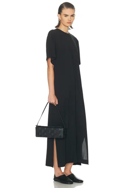 St Agni Woven East West Bag In Black