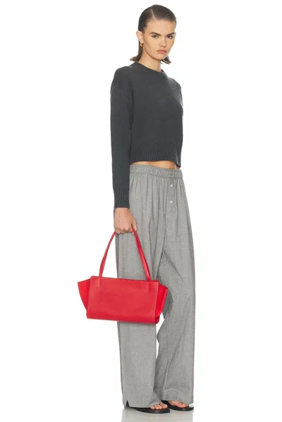St Agni Slim Wonton Tote Bag In Red