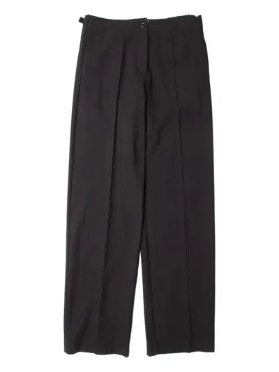 Muller Of Yoshiokubo Bumpy Trousers In Black