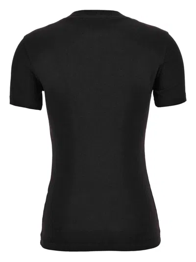 Versace Jeans Couture T-shirt With Logo In Black