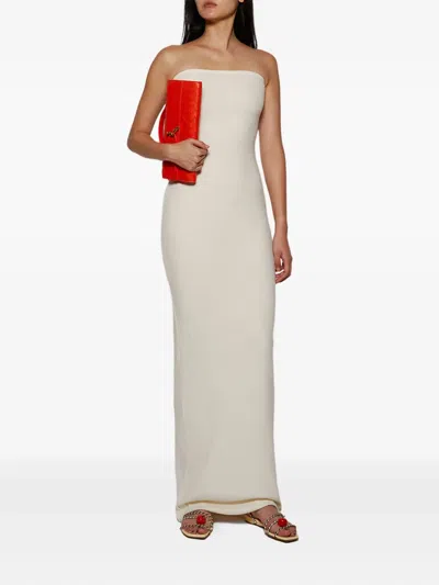 直筒超长连衣裙