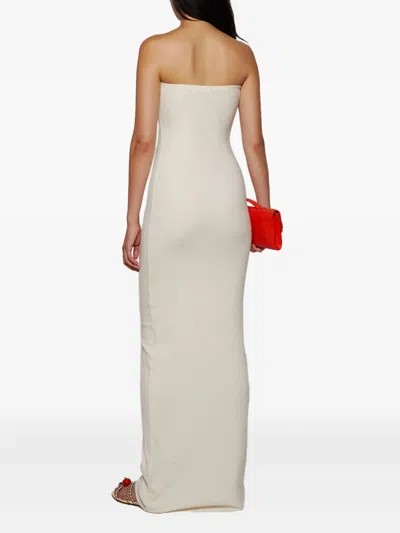 直筒超长连衣裙