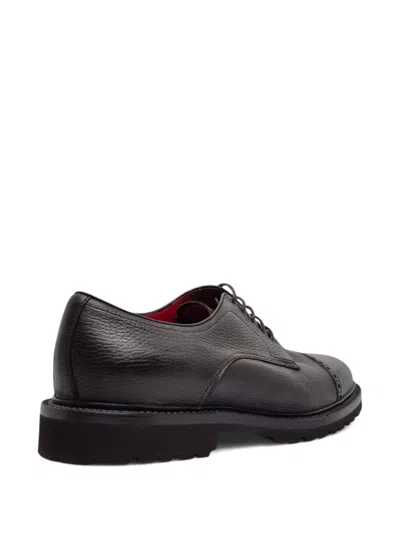 Barrett Leather Derby Shoes In Brown