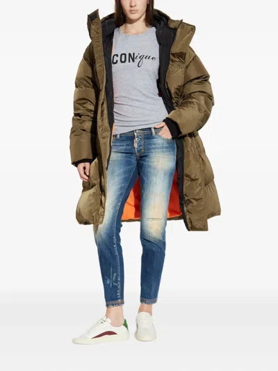 Dsquared2 Short Sleeve T-shirt In Gray