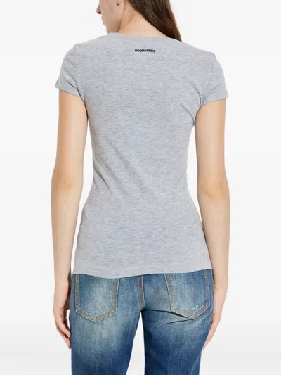 Dsquared2 Short Sleeve T-shirt In Gray