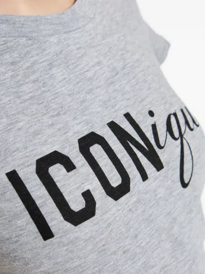 Dsquared2 Short Sleeve T-shirt In Gray