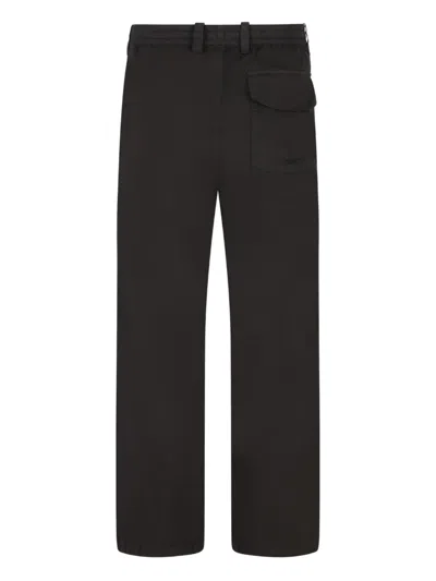 Massimo Osti Studio Patch-pocket Trousers In Black