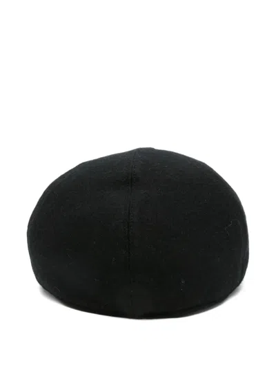 Fedeli Wool Beret In Black