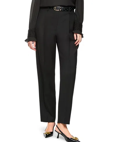 Marc Cain Faqus Pleated Trousers In Black