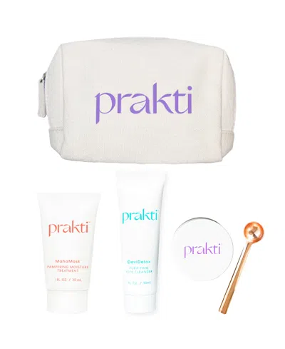 Prakti Path To Priti On-the-go Essentials Discovery Set In White