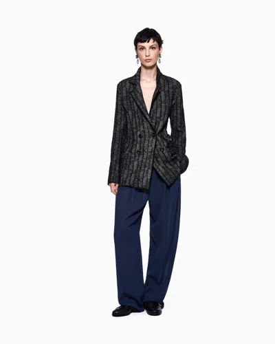 Giorgio Armani Formal Trousers In Blue
