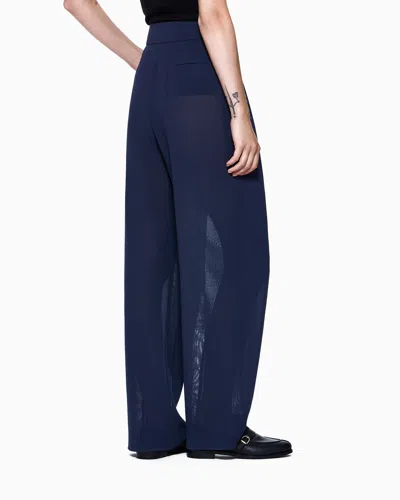 Giorgio Armani Formal Trousers In Blue