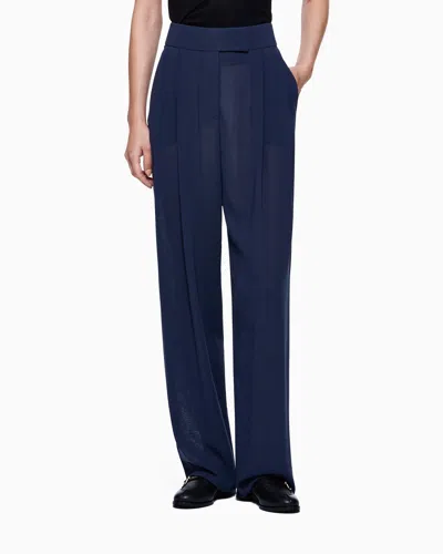 Giorgio Armani Formal Trousers In Blue