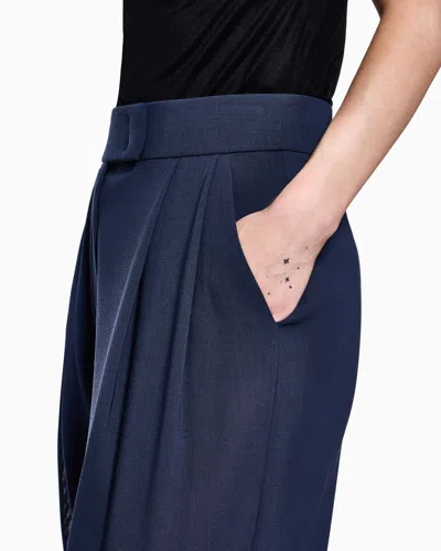 Giorgio Armani Formal Trousers In Blue