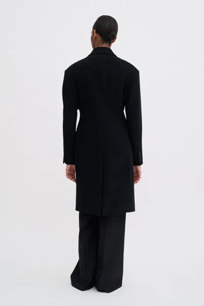 Filippa K Harper Wool Coat In Black