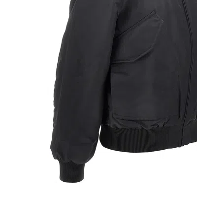 Coperni Recycled Nylon Bomber Jacket In Black