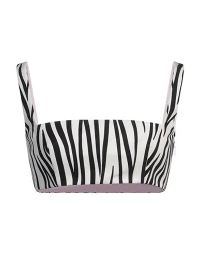 Valentino Garavani Woman Top White Size 4 Silk In White