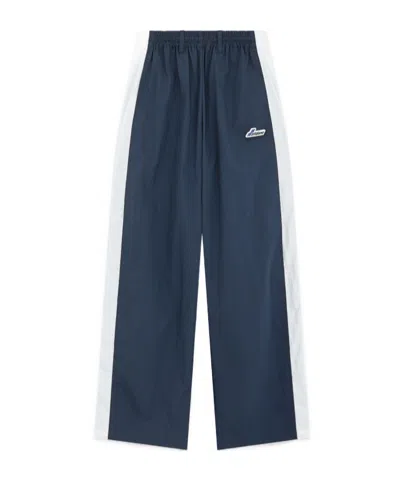 We11 Done Sheldon Colorblock Track Pants In Blue