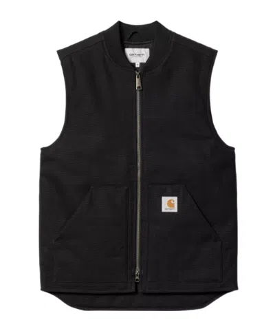 Carhartt Dearborn Canvas Classic Vest In Black