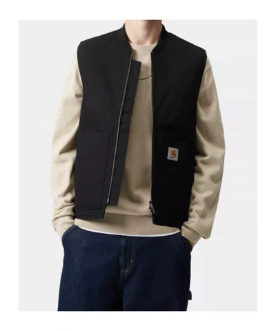 Carhartt Dearborn Canvas Classic Vest In Black