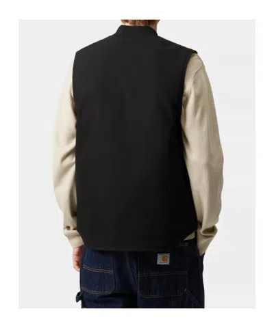 Carhartt Dearborn Canvas Classic Vest In Black
