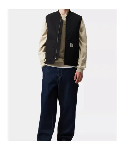 Carhartt Dearborn Canvas Classic Vest In Black