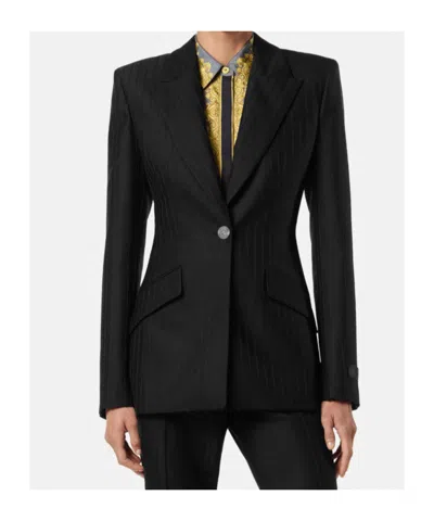 Versace Blazer - Negro In Black