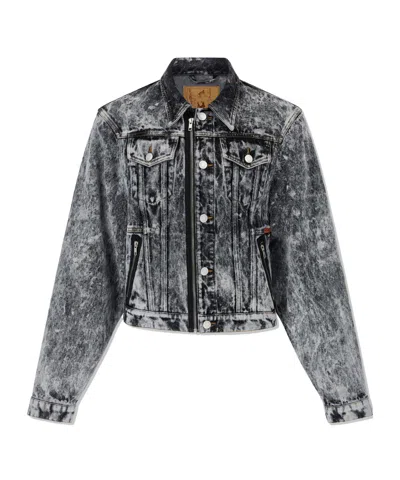 Martine Rose Denim Jacket In Green