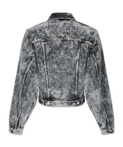 Martine Rose Denim Jacket In Green