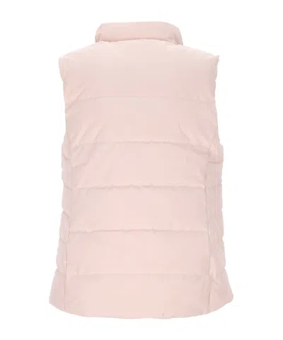 Canada Goose High Neck Padded Sleeveless Jacket In Neutral