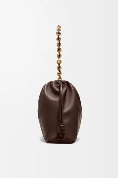 Loewe Large Flamenco Purse In Mellow Nappa Lambskin In Brown