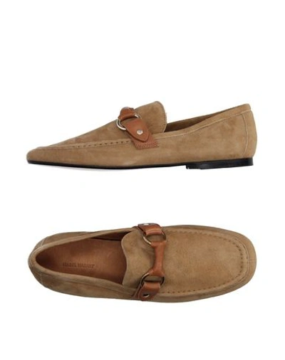 Shop Isabel Marant Loafers In Sand