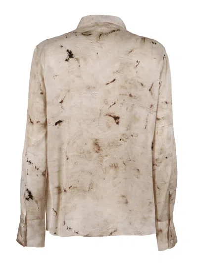 Peserico Flowing Blouse In Light Beige In Neutral