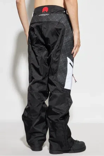 Casablanca Geometric Pattern Casual Pants In Black