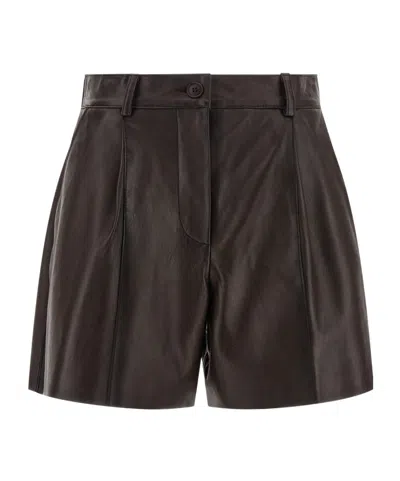 P.a.r.o.s.h Belt Loop Shorts In Brown