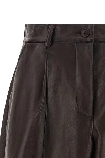 P.a.r.o.s.h Belt Loop Shorts In Brown