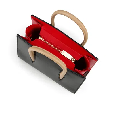 Christian Louboutin Paloma Medium Leopard-print Leather Top-handle Bag In Black