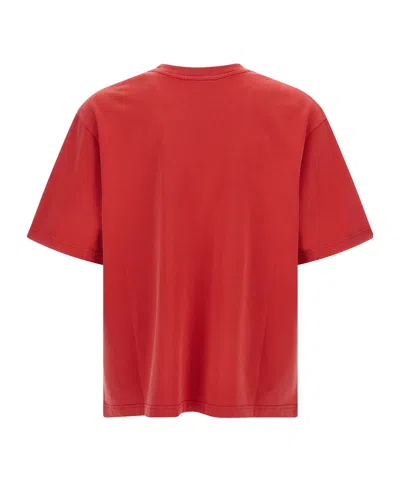 Casablanca Vince Satin Trousers In Red