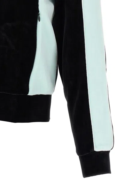 Casablanca High Collar Sweatshirt Featuring Contrast Panels In Black