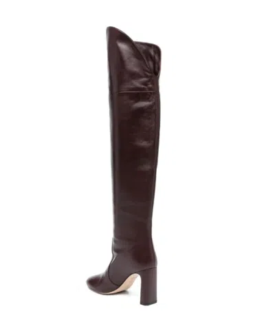 Stuart Weitzman Babette Boots In Brown