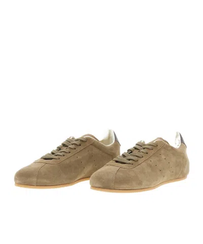 Common Projects Round-toe Low-top Casual Shoes In Brown