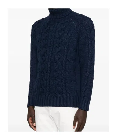 Brunello Cucinelli Cable-knit Turtleneck Sweater In Black