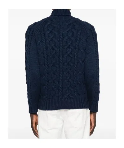 Brunello Cucinelli Cable-knit Turtleneck Sweater In Black