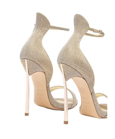 Casadei 125mm Blade Ankle-strap Sandals In Gray