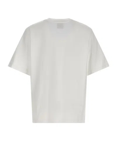 Casablanca Montagne Ondulee Crewneck T-shirt In White